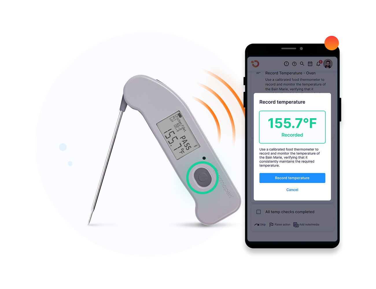 Operandio dashboard reducing labor costs with automated audits and reports
